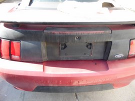 2000 FORD MUSTANG BASE BURGUNDY CONVERTABLE 3.8L AT F19053